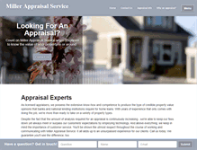 Tablet Screenshot of millerresidentialappraisal.com